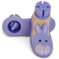 Bunny Slipper Walker Ski Glides for 1" Walker Tubes (Purple)