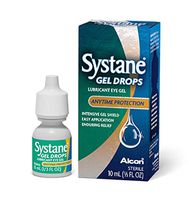 Systane Gel Drops, Long Lasting Soothing Comfort Lubricant, Dry Eye Drops, 10mL ea. ( Pack of 3)