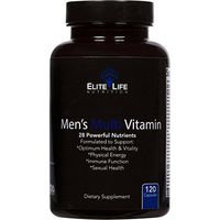 Men's Multi Vitamin - 28 Powerful Nutrients, Vitamins, and Minerals - Best Multivitamin for Men - Supports Optimum Health, Physical Energy, Immune System Function, and Maximum Vitality - 120 Capsules