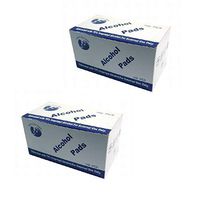 Disposable Wet Wipes, 200 Disinfected Wipes Travel Pack 70 Alcohol Wipes Individually Wrapped Cleaning Wipes Alcohol Pads for Hands, Electronics, Glasses Lens, Screen Wipes