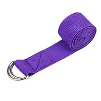 youeneom Stretch Strap,Yoga Strap for Stretching to Increase Flexibility for Gym,Pilates and Physical Therapy Physical Therapy with Non-Elastic Multi Loops(125.98×1.50inch) (Purple)