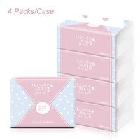 Elliot Jonah Ultra Soft Tissues - Home Facial Tissues C Fold Paper Towel 100 Folds/Pack, 4 Packs/Case 3-Ply Toilet Paper