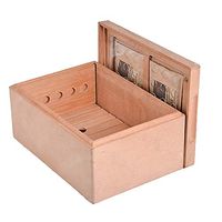 Cigar Accessories Cigar Box Cigar humidor unpainted Cigar humidification Box Cedar Wood Cigar Box Buckle