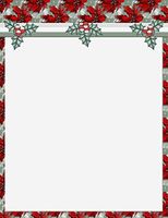 Christmas Mistletoe Stationery Printer Paper 26 Sheets