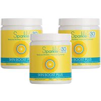 Hydrolyzed Collagen Powder - Sparkle Skin Boost Plus (No Flavor) [3-Pack of 30-Serves] VERISOL Collagen Peptides Protein Powder Vitamin C, Non-GMO Collagen Supplement Keto Protein Powder Nutrition