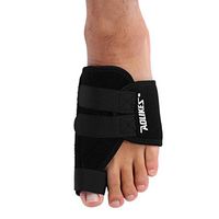 Vbestlife Bunion Corrector, 1Pc Orthopedic Big Toe Bunion Straightener Protector Valgus Corrector Tape Left or Right Pain Relief for Men & Women, Black (Left)