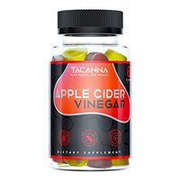 Tacanna Apple Cider Vinegar Gummies All-Natural - 60 Count, Gluten-Free, Non-GMO - Immunity, Weight, Gentle Colon Detox and Cleanse Women, Men, and Kids