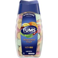 Tums Ultra Tabs Asstd Fruit 160, Pack of 6