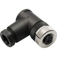 MARETRON 90 Degree Female Micro/Mid Connector, MFG# FA-CF-90, field attachable connector, 90 degree, female. / MRTN-FA-CF-90 /