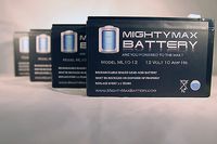 Mighty Max Battery 12V 10AH Scooter Battery for Shoprider TPH12100, TPH 12100-4 Pack Brand Product