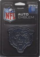 Rico Industries NFL Chicago Bears Chrome Finished Auto Emblem 3D Sticker