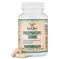 PhosphatidylSerine 300mg Per Serving, Made in the USA, 120 Capsules (Phosphatidyl Serine Complex) by Double Wood Supplements