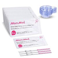 Ovulation Test Strips（LH60）with Free 60 Collection Cups, Reliable LH Surge Predictor OPK Kit, Accurately Track Ovulation Test, High Sensitivity Result for Women Home Testing