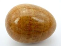 jennysun2010 1 Piece Natural Red Turquoise Gemstone Egg Crystal Healing Sphere Massage Finger Exercise 35x40mm