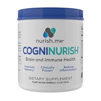 CogniNurish - Brain Support and Immune System Booster – Natural Brain Supplement for Memory and Focus – Powerful, Scientifically Formulated Blend of Brain Vitamins for Concentration & Brain Health