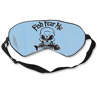 Sleep Mask Fish Fear Me Eye Cover Blackout Eye Masks,Breathable Blindfold