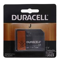 Duracell J Alkaline Battery 6 Volt 7K67B 1 Each (Pack of 2)