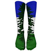 Unisex Cascadia Doug Flag Athletic Soccer Running Tube Socks With Knee High Long Socks