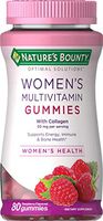 Women's Multivitamin by Nature's Bounty Optimal Solutions, Multivitamin Gummies for Immune Support, Energy Suppoprt, Bone Health, Raspberry Flavor, 80 Gummies