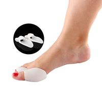 Yosoo 2 Pcs Big Toe Straightener Hammer Toe Correction Bunion Protector, Bunion Corrector, Bunion Pads, Toe Spacer, Toe Separators, Bunion Splint, Toe Straightener, Bunion Treatment