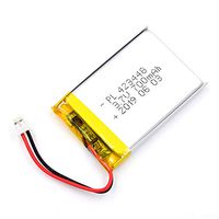 AKZYTUE 3.7V 700mAh 423448 Lipo Battery Rechargeable Lithium Polymer ion Battery Pack with JST Connector