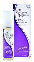 Blossom Organics Massage Oil - Warm Sensation - 3 oz