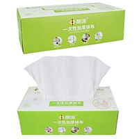 Coral 1 Box （80 Counts） Boxed 8in×8in Extractive Disposable Dish Cloth Dish Towels Disposable Rag Reusable Cleaning Towels Biodegradable Duty Mutipurpose Handy Wipes Dry Quickly