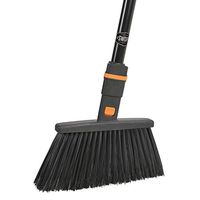 SWOPT Standard Multi-Surface Angle Broom – 48" Steel Handle – Handle Interchangeable with Other SWOPT Products – Great for Indoor and Outdoor Applications –