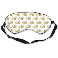 O-X_X-O French Horns Musical Instrument Sleep Mask Adjustable Sleep Eye Mask Lightweight and Comfortable Eye Cover Blindfold Eyeshade for Sleeping Travel Shift Work Naps Meditation & Night