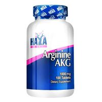 (New Improved Formula) Haya Labs Arginine AKG 1000mg / 100 Tabs. Supplement Promotes Nitric Oxide Synthesis