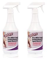 Capture Carpet Cleaner Soil Release Pre-Mist 24 Ounce - 2 Pack - Loosens The Toughest Dirt, Odors, Grease, Smell and Allergens