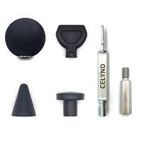 CELYND Jigsaw Massage Adapter and Bits,Percussion Massager Converter for Massage, Deep Tissue, Trigger Points, Set of 6