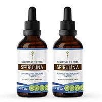 Spirulina Tincture Alcohol-Free Liquid Extract, Organic Spirulina (Arthrospira Platensis) (2x4 FL OZ)