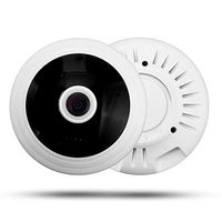 UGI Mini 360 Degree Fisheye Panoramic IP Camera 960P Wireless WiFi Security Camera Super Wide Angle with Night Vision 2-Way-Audio for Kids & Pets Home Security Camera System