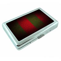 Freddy Sweater R1 Hip Silver Cigarette Case Id Holder Metal Wallet 4" X 2.75" RFID Protection