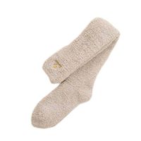 George Jimmy 1 Pair Knee-high Stockings Velvet Thigh Stockings Leg Warmers Floor Socks-Coffee