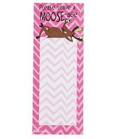 Please Leave A Mooseage Magnetic Animal Print Notepad by LazyOne | 50 Easy Tear Off Sheets Of Paper (ONE SIZE)