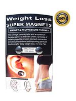 Magnetic Earrings Weight Loss Unisex Original Made in USA 1 Pair Super Strong Magnet Therapy
