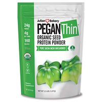 Julian Bakery Pegan Thin Protein Powder | Paleo | Vegan | Unflavored | USDA Organic | Sacha Inchi | Protein Powder | 2.5 lbs | 30 Servings