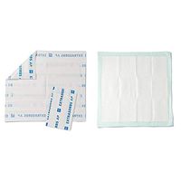 Medline Extrasorbs Drypad Underpads Air Permeable 30 x 36 inches (Pack of 25) + Heavy Absorbency Underpads, 36%22 x 36%22 Quilted Fluff and Polymer Disposable Underpad
