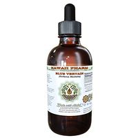 Blue Vervain Alcohol-Free Liquid Extract, Organic Blue Vervain (Verbena Hastata) Dried Above-Ground Parts Glycerite Hawaii Pharm Natural Herbal Supplement 4 oz