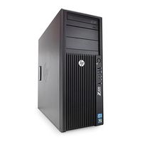 HP Z420 Workstation, 1x Xeon E5-2690 2.9GHz Eight Core Processor, 32GB DDR3 Memory, 1x 500GB Hard Drive, AMD Radeon HD 8350, DVD-RW, Windows 10 Professional 64-bit Installed