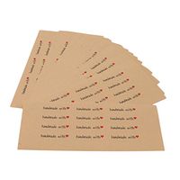 SOURBAN 240pcs Kraft Sealing Sticker Love Handmade Baking Packing Label Envelope Seals Valentine's Day Sticker
