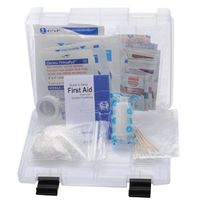 First Aid Kit Packed in 9x7 Storage Box