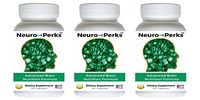 Neuro→Perks - Advanced Brain Nutrition Formula - Amino Acids, Herbs, Vitamins and Minerals - Attention, Clarity, Focus, Memory, Mood, Sleep (Nootropic) (3)