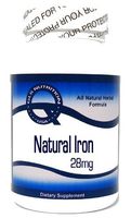 Natural Iron 28mg 100 Capsules ^GLS