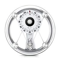 Lcxliga High Accuracy Fat Dial Scale Digital Scale, Round Tempered Glass,120kg (264lb)