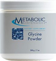 Metabolic Maintenance Glycine Powder - Pure 500 Milligrams Amino Acid Sleep + Detox Support (200 Grams, 200 Servings)