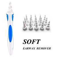 Q Grips Ear Wax Remover - 2020 New Safe Ear Wax Removal Tool, Smart Flexible 16 Pcs Ear Cleaner Swab Soft Safe Spiral Removal Cleaner q-Grips Ear Pick Clean for Adults and Kids