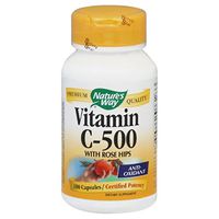 Natures Way Vitamin C 500 W Rosehips